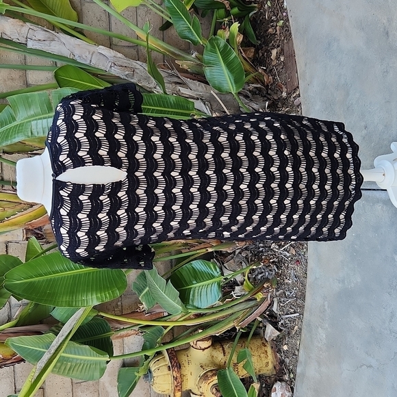 Kate Spade Virginia Scallop Lace Dress Size 10 - Picture 3 of 12